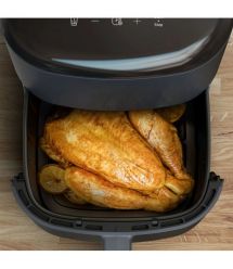 Tefal Мультипечь Easy Fry Max, 1500Вт, чаша-5л, сенсорное управл., 10 программ, пластик, черный