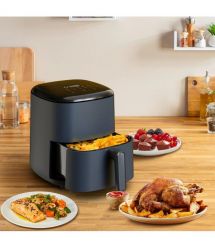 Tefal Мультипечь Easy Fry Max, 1500Вт, чаша-5л, сенсорное управл., 10 программ, пластик, черный