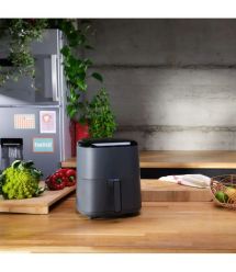 Tefal Мультипечь Easy Fry Max, 1500Вт, чаша-5л, сенсорное управл., 10 программ, пластик, черный