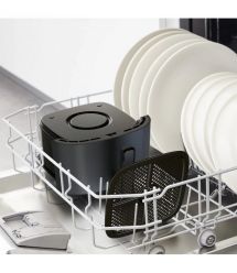 Tefal Мультипечь Easy Fry Max, 1500Вт, чаша-5л, сенсорное управл., 10 программ, пластик, черный