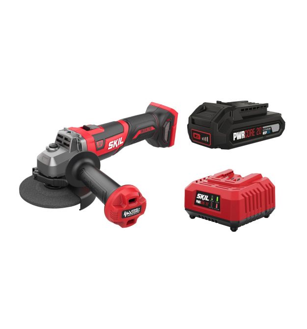 Skil Шлифмашина угловая аккумуляторная 3930 CB XP 125мм 20В 1х2.5А·час 8500об·мин VRS+ плав. пуск 1.88кг