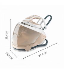 Tefal Утюг-парогенератор Pro Express Eco, 2200Вт, 1800мл, паровой удар -550гр, постоянный пар - 140гр, бело-золотой