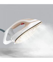 Tefal Утюг-парогенератор Pro Express Eco, 2200Вт, 1800мл, паровой удар -550гр, постоянный пар - 140гр, бело-золотой