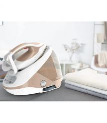 Tefal Утюг-парогенератор Pro Express Eco, 2200Вт, 1800мл, паровой удар -550гр, постоянный пар - 140гр, бело-золотой