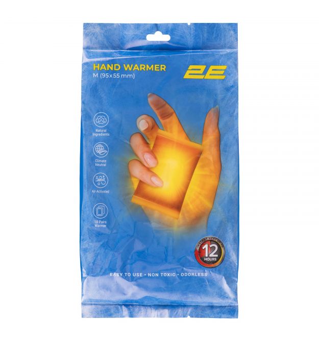 2E Tactical Химическая грелка для рук (95х55 мм), до 12 часов - 10 пар