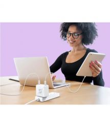 AVerMedia Зарядное устройство GC313 CORE GO 100Вт 2хUSB-С, 1хUSB-A, 1xHDMI, белый