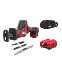 Skil Пила сабельная аккумуляторная 3475 CA Compact 20В 1х2.5А·час пропил 200мм ход 25.4мм 1.8кг