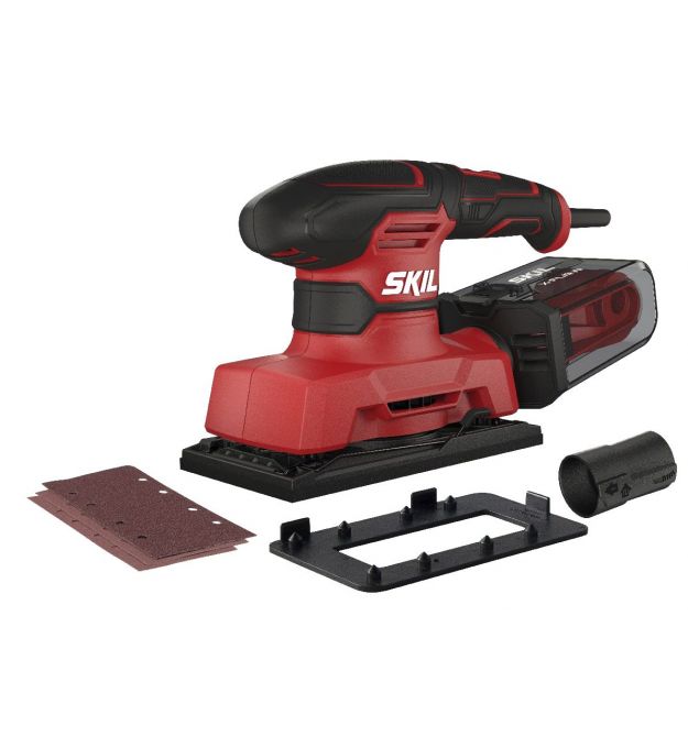 Skil Шлифмашина вибрационная сетевая 7362 AA 280Вт платформа 92х185 14000-26000кол·мин 1.6кг