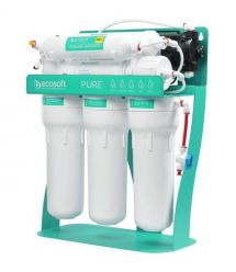 Ecosoft Фильтр обратного осмоса P'URE AquaCalcium Mint с насосом на станине, мембра
