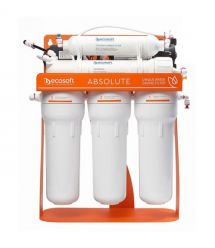 Ecosoft Фильтр обратного осмоса Absolute с насосом на станине, мембрана 75gpd DuPont, дренаж 1:1
