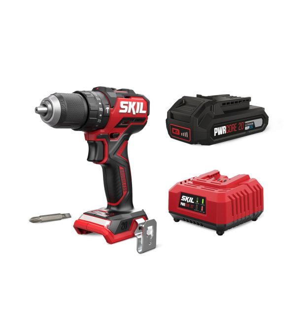 Skil Шуруповерт-дрель ударная аккумуляторная 3075 CA Compact 20В 1х2.5А·час 60Нм 500·1800об·мин 0.9кг