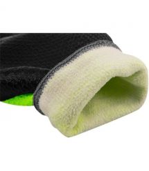 Neo Tools Перчатки рабочие, утепленные, латексное покрытие, полиэстер, р.8, зелено-черные