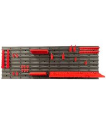 Kistenberg Панель подвесная с набором крючков и полок KS_kit14, 2 панели 57.6*1.8*39см, 20 шляп, 3 полки, пластик