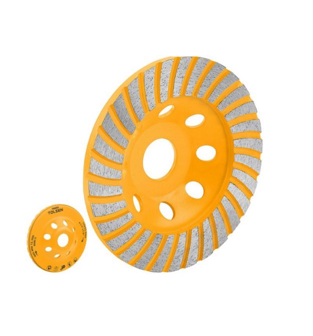 Tolsen Диск шліфувальний алмазний, по бетону каменю цеглі, 115x22.2мм
