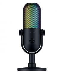 Razer Микрофон геймерский Seiren V3 Chroma, Uni, RGB, USB-A, 2м, чёрный