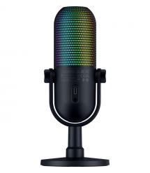 Razer Микрофон геймерский Seiren V3 Chroma, Uni, RGB, USB-A, 2м, чёрный