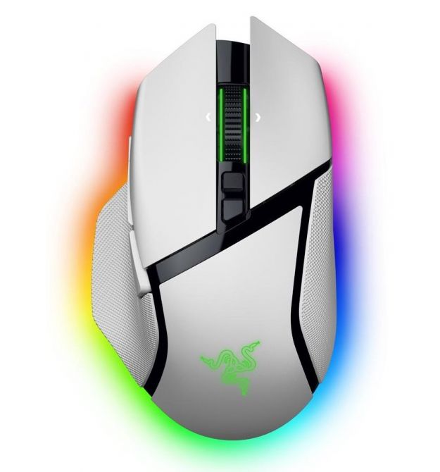 Razer Мышь Basilisk V3 Pro 35K, RGB, USB-A/WL/BT, белый