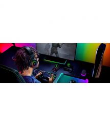 Razer Гарнитура игровая Kraken V4 Pro, mini-jack/USB-A/BT/WL, RGB, чёрный