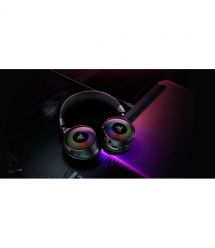 Razer Гарнитура игровая Kraken V4 Pro, mini-jack/USB-A/BT/WL, RGB, чёрный