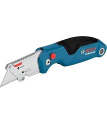 Bosch Нож складной, трапециевидное лезвие, корпус пластик, 215мм