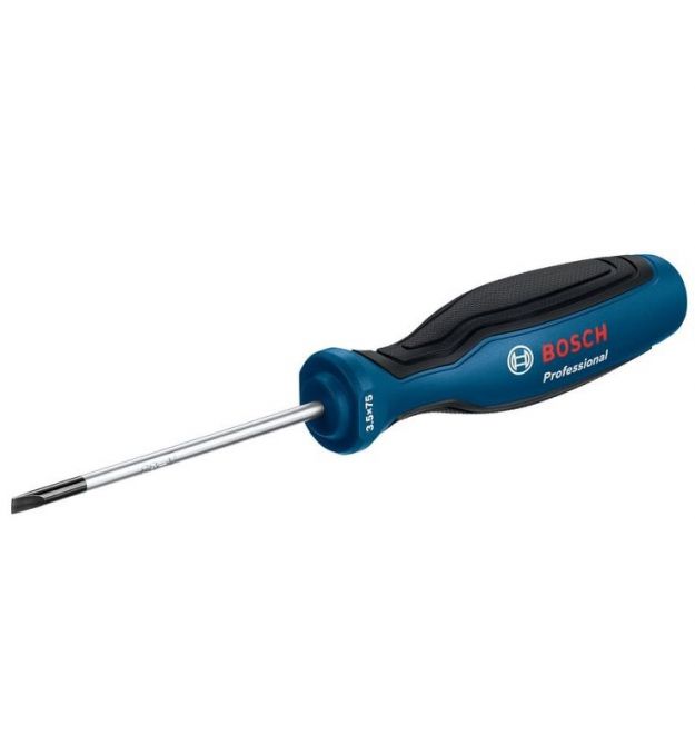 Bosch Отвертка плоская, прецизионная, SL3.5x75мм