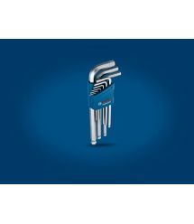 Bosch Ключи шестигранные, набор 9шт, шаровидный наконечник