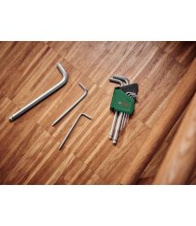 Bosch Ключи шестигранные, набор 9шт, шаровидный наконечник