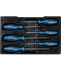 Bosch Отвертки набор 6шт, T10х75, T15х75, T20x100, T25x100, T30x125, T40x125 мм