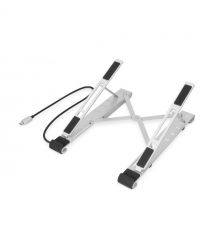 Digitus Подставка для ноутбука Variable Notebook Stand, до 17'', USB-C Dock 5-Port, серая