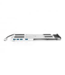 Digitus Подставка для ноутбука Variable Notebook Stand, до 17'', USB-C Dock 5-Port, серая