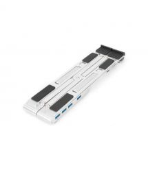 Digitus Подставка для ноутбука Variable Notebook Stand, до 17'', USB-C Dock 5-Port, серая
