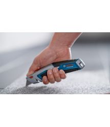 Bosch Нож складной, трапециевидное лезвие, корпус пластик, 253мм