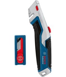 Bosch Нож складной, трапециевидное лезвие, пластиковый корпус, 253 мм, набор лезвий 13шт