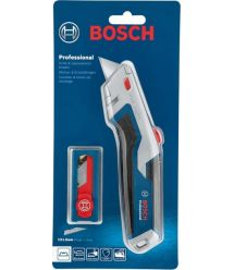 Bosch Нож складной, трапециевидное лезвие, пластиковый корпус, 253 мм, набор лезвий 13шт