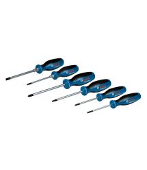 Bosch Отвертка набор 6шт, SL 3.5, 6.5 мм, Т15х75мм, Т20х100мм, PH1x100мм, PZ2x125 мм
