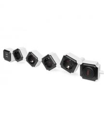 Digitus Блок розеток Flexible, 4xSchuko 16A, 2xUSB 2.4A, выключатель