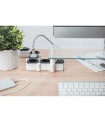Digitus Блок розеток Flexible, 4xSchuko 16A, 2xUSB 2.4A, выключатель