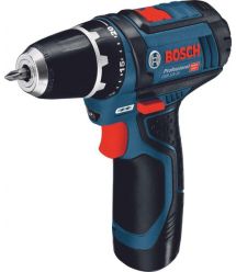 Bosch Шуруповерт-дрель аккумуляторная GSB 12В 2х2А·час 30Нм 400·1300об·мин 0.89кг GAL 12V-20 + набор ручного инструмента