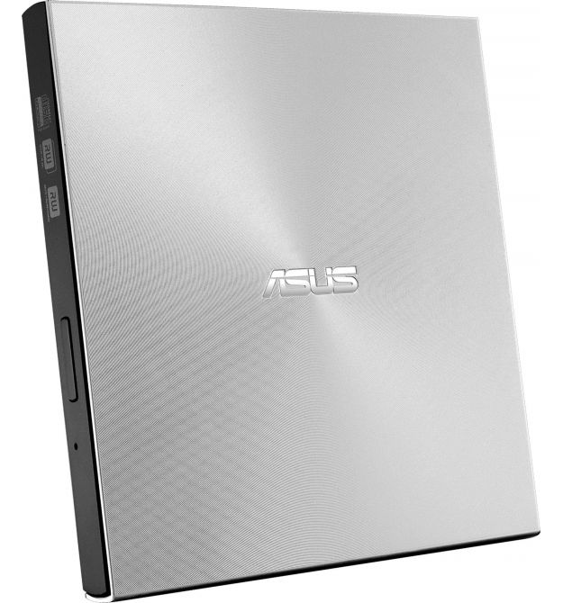 ASUS Привод оптический портативный SDRW-08U9M-U DVD+-R/RW burner M-DISC USB2.0 Slim серебро Retail Box