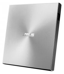 ASUS Привод оптический портативный SDRW-08U9M-U DVD+-R/RW burner M-DISC USB2.0 Slim серебро Retail Box