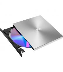 ASUS Привод оптический портативный SDRW-08U9M-U DVD+-R/RW burner M-DISC USB2.0 Slim серебро Retail Box