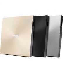 ASUS Привод оптический портативный SDRW-08U9M-U DVD+-R/RW burner M-DISC USB2.0 Slim серебро Retail Box