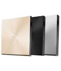 ASUS Привод оптический портативный ZenDrive SDRW-08U9M-U DVD+-R/RW burner M-DISC USB Type-C Slim золото Retail Box
