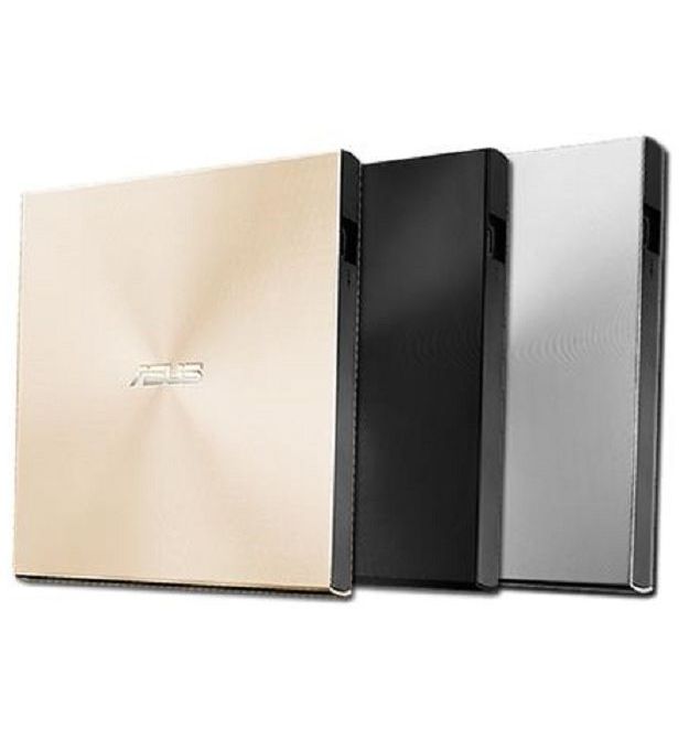 ASUS Привод оптический портативный ZenDrive SDRW-08U9M-U DVD+-R/RW burner M-DISC USB Type-C Slim золото Retail Box