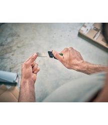 Bosch Нож складной, трапециевидное лезвие, корпус пластик, 144мм