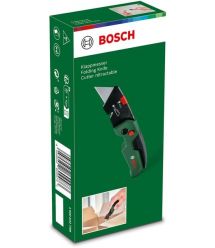 Bosch Нож складной, трапециевидное лезвие, корпус пластик, 144мм