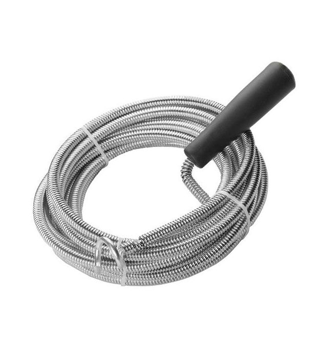 Tolsen Трос спиральный для очистки канализационных труб, 10мx9мм