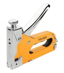 Tolsen Степлер, 4-14мм, тип скоб J, держатель металлический, регулировка забивания скобы