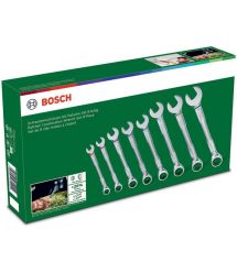 Bosch Ключи комбинированные, набор 8шт, 6-19мм