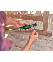Bosch Отвертка 12 насадок, Tx, PZ, PH, SL, HEX